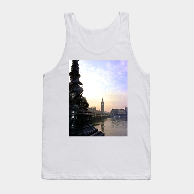 The Thames at Westminster Tank Top by BrianPShaw